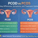 PCOD vs PCOS comparison showing differences in symptoms, causes, and treatment options