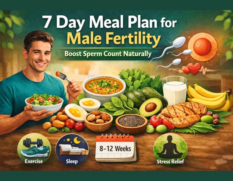 7 Day Meal Plan for Male Fertility