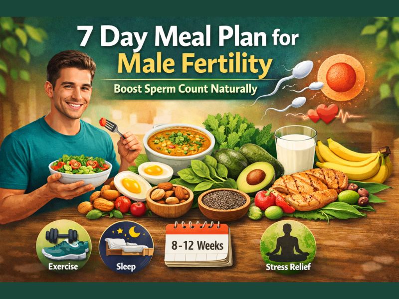 7 Day Meal Plan for Male Fertility