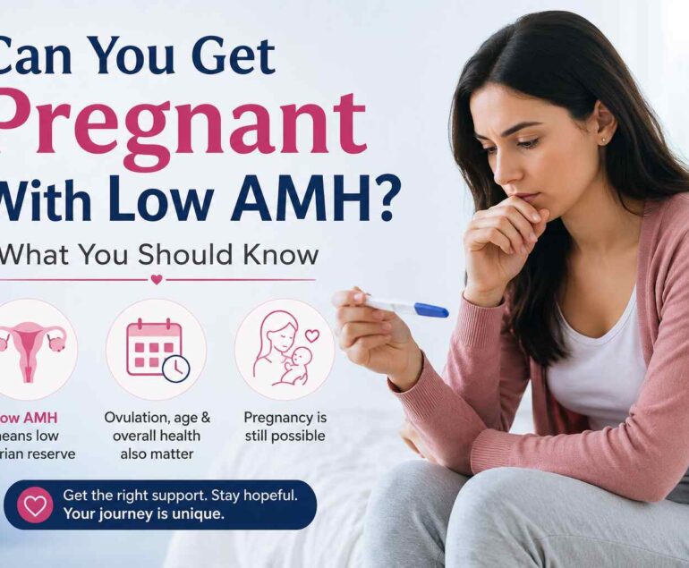 can you get pregnant with low AMH