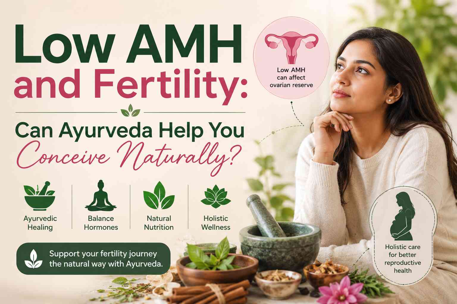 low AMH ayurvedic treatment in Delhi